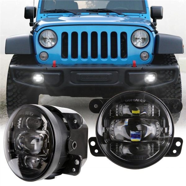 Morsun vezetőfények első lökhárító projektor LED ködlámpa Jeep Wrangler JK-hoz 2007-2017