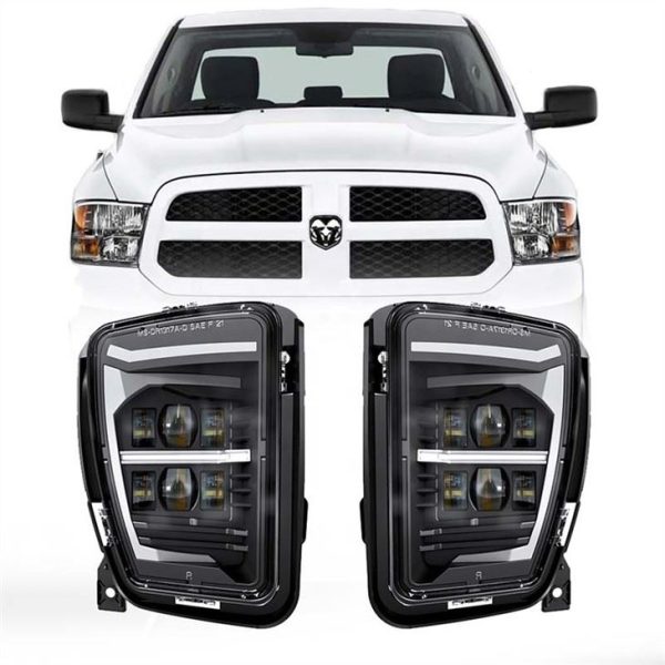 Morsun High Power LED ködlámpa csere DRL kompatibilis Dodge Ram 1500 Pickup 2013-2017