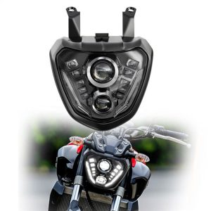MorSun motorkerékpár LED-es fényszóró Yamaha MT 07 FZ 07 MT07 MT-07 FZ-07 2014 plus DRL Lights projektorhoz