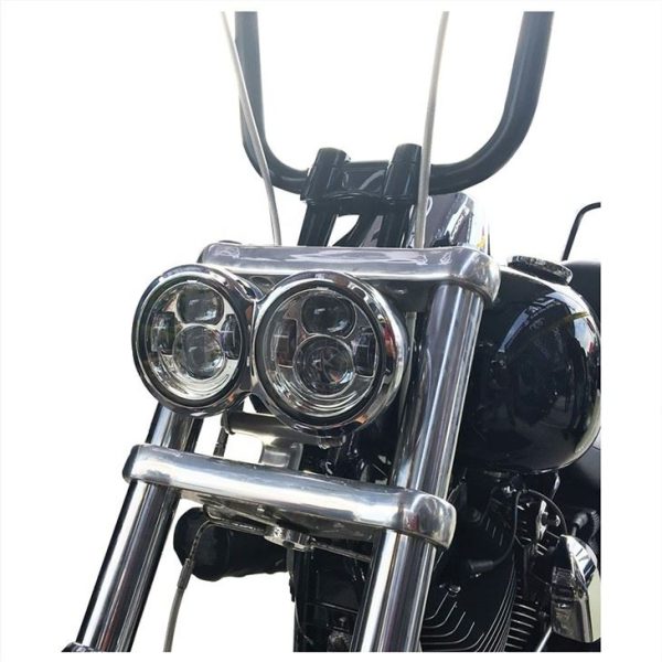 Morsun Plug and Play Fat Bob 4.56inch fényszóró Harley 12v H4 motorkerékpár fényszóró kivetítőhöz