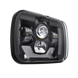 Új stílus 5x7 inch led fényszóró jeep cherokee xj fényszóró speical DRL és turn jel