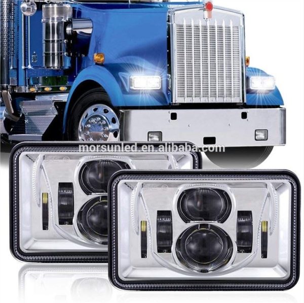 Téglalap alakú led fényszórók Peterbilt 379 378 357 Peterbilt 379 Utángyártott fényszórók átalakítás